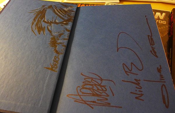Montreal Comiccon signed books